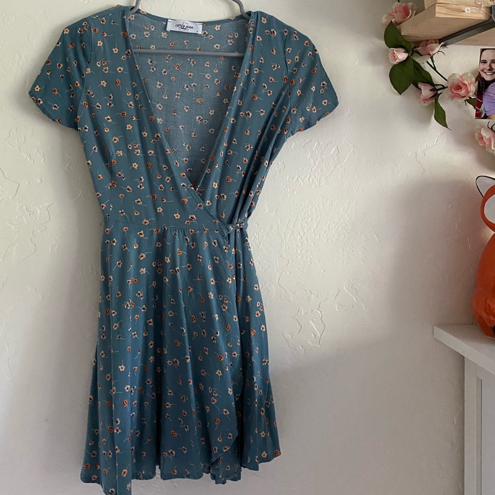 Carly Jean LA Floral Wrap Dress
